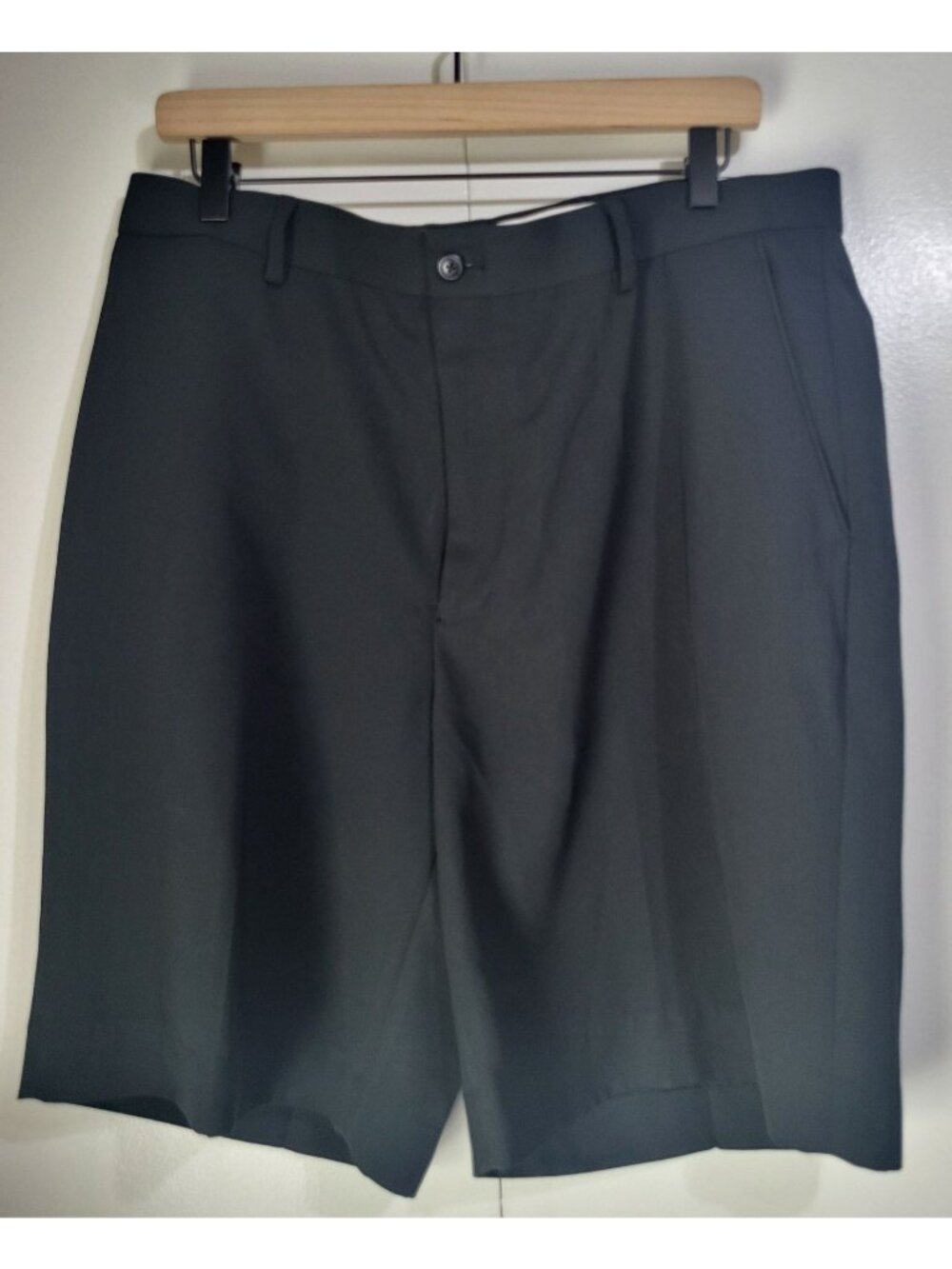 Alan Flusser Golf Men's SZ 34 Black Dress Golf Athleisure Shorts